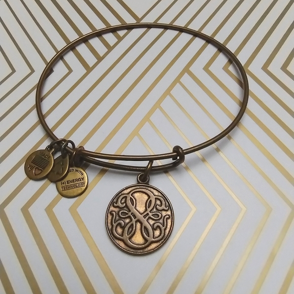 Alex & Ani Path of Life bracelet Strength Motivation Knowledge - Picture 4 of 5